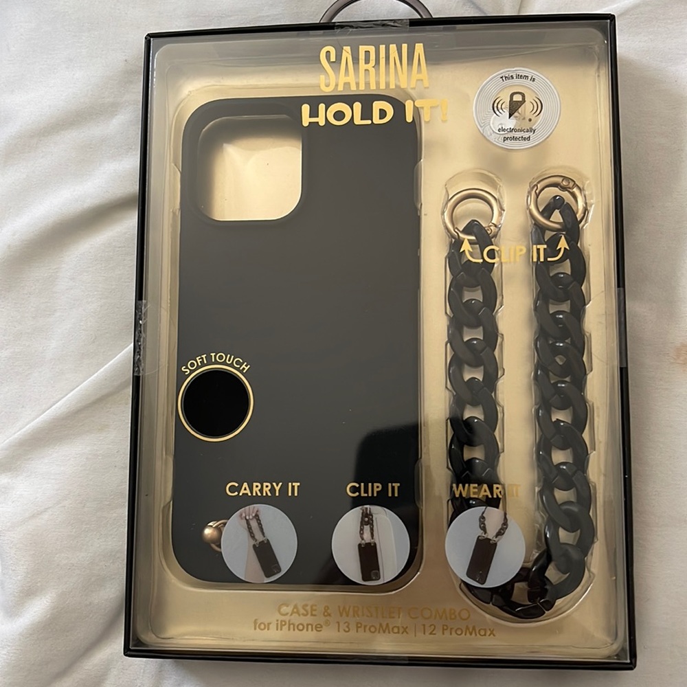 New ! iPhone 12/13Pro Max Case with Chain.